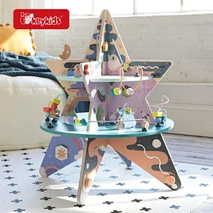 Customize Educational Large Wooden Activity Tables for Baby W12D599